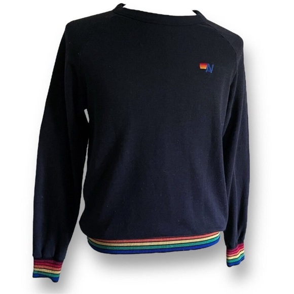 Trade/Sell Aviator Nation unisex Sweatshirt EUC Size Medium 🌈 - Picture 2 of 2